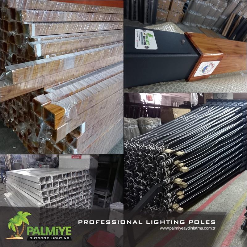 Palmiye Lighting production, factory and finished lighting projects