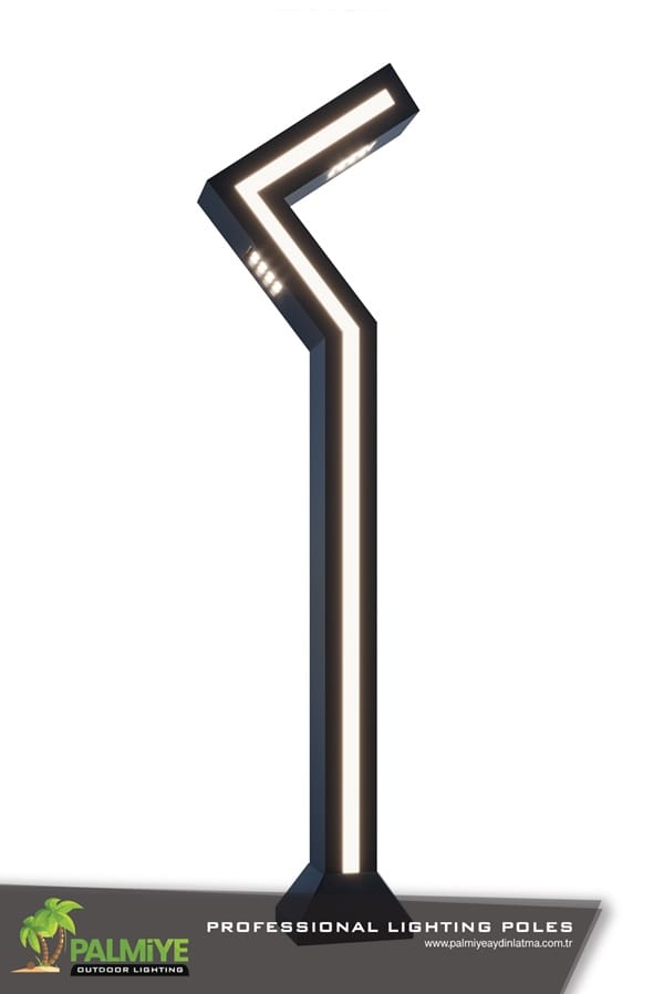 LOTUS WHITE – outdoor bollard lighting – Palmiye Lighting