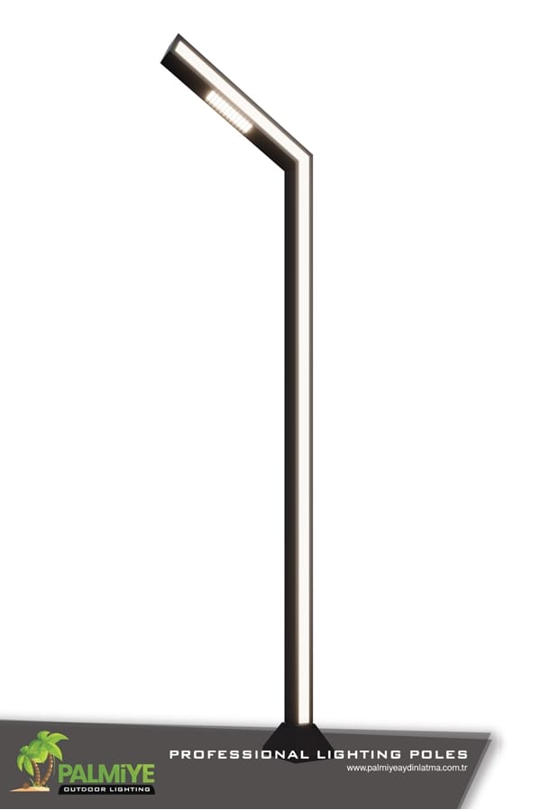 PAMELA v1 – park and garden lighting pole – Palmiye Lighting