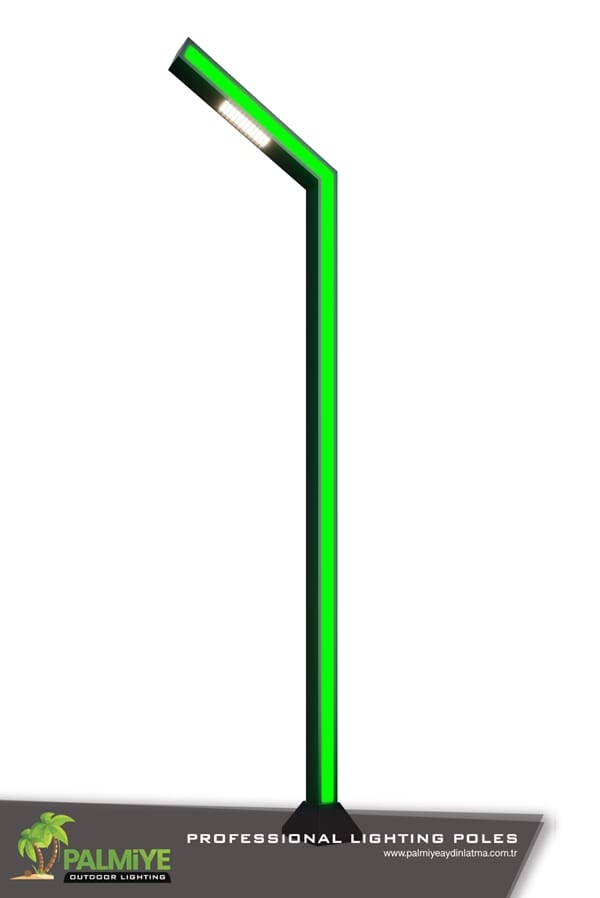 PAMELA v3 – park and garden lighting pole – Palmiye Lighting