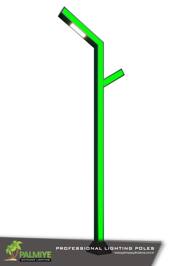 SARA v3 – park and garden lighting pole – Palmiye Lighting