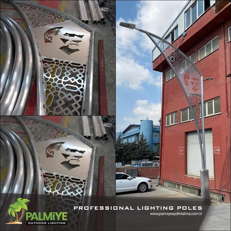 Palmiye Lighting production, factory and finished lighting projects