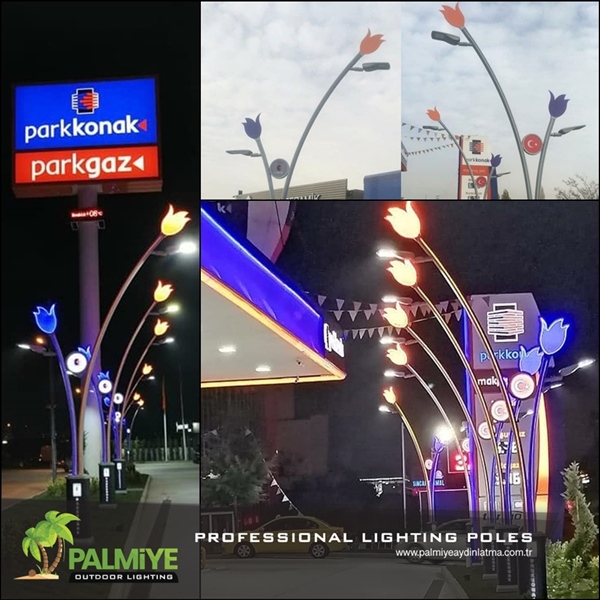 أنقرة – محطة وقود بارك قوناق – مشاريع إنارة محطات الوقود – Palmiye Lighting