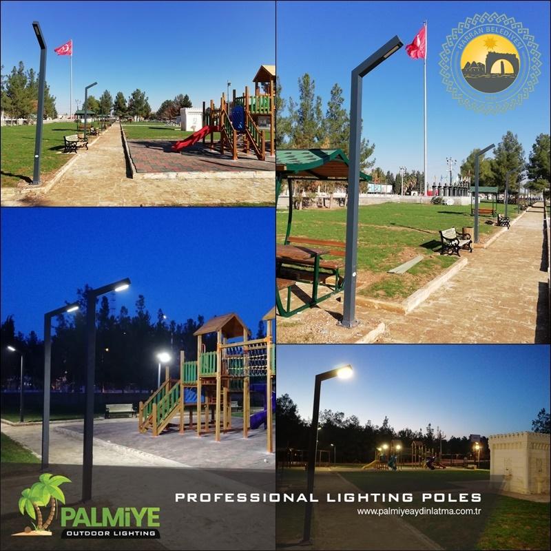 شانلي أورفا – حران بلدية – مشاريع إنارة الحدائق – Palmiye Lighting