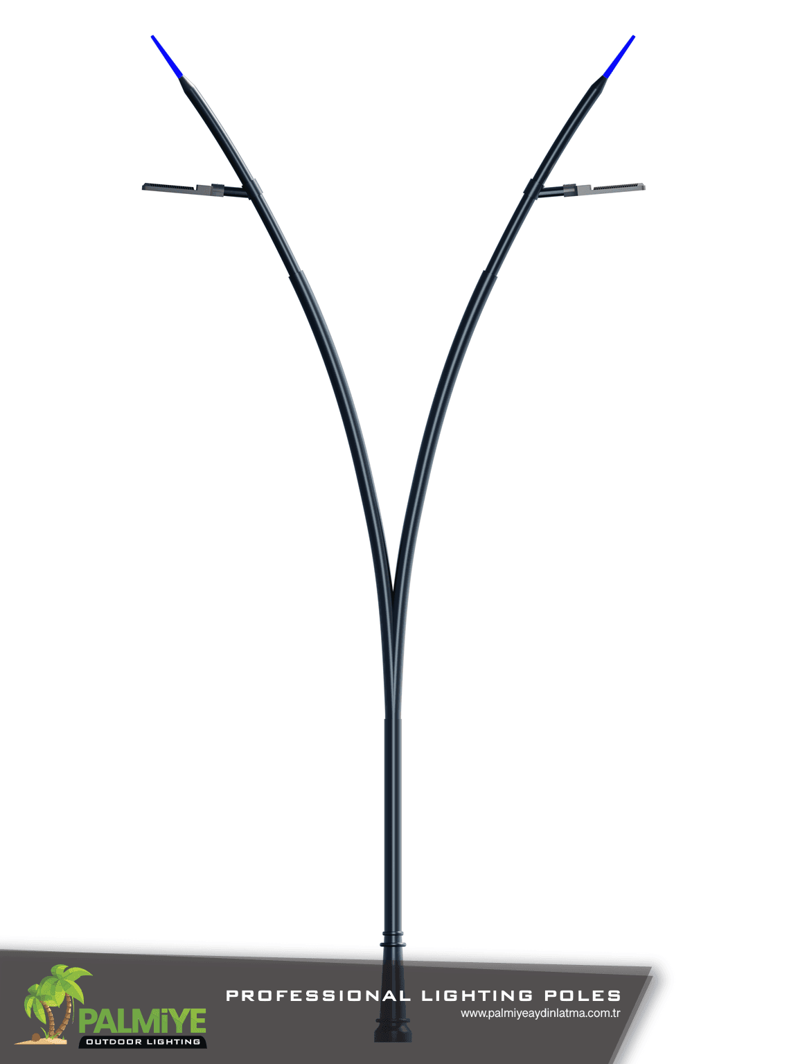 FLORENCE v1 – عمود إنارة طرق من الفولاذ المجلفن – Palmiye Lighting