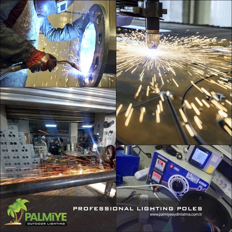 Usine de mâts d’éclairage à Istanbul — Palmiye Lighting