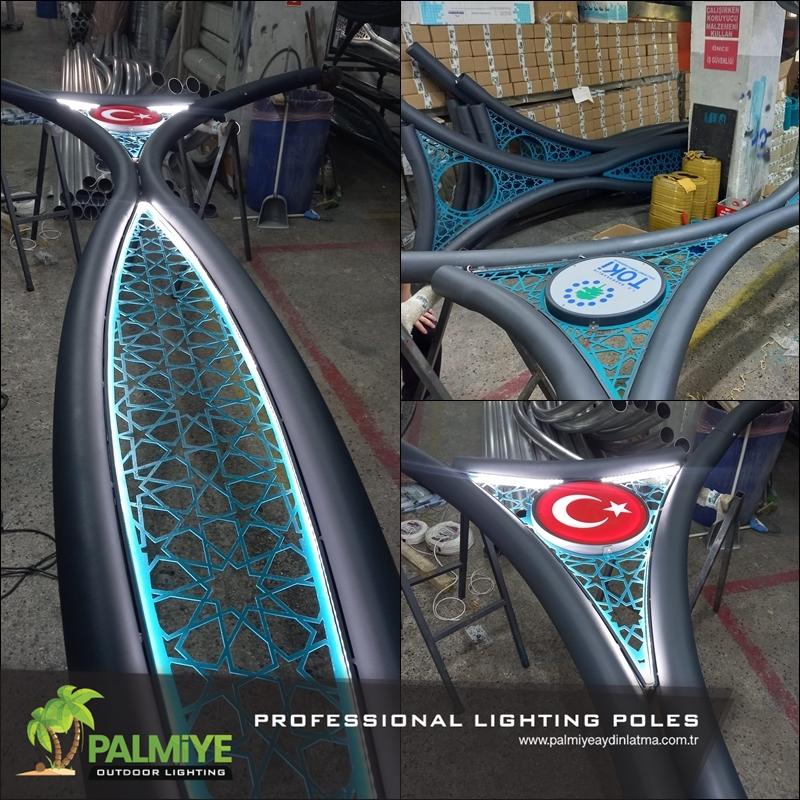 Usine de mâts d’éclairage à Istanbul — Palmiye Lighting