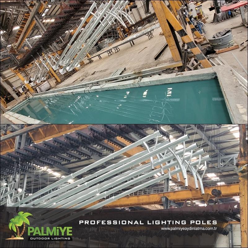 Usine de mâts d’éclairage à Istanbul — Palmiye Lighting