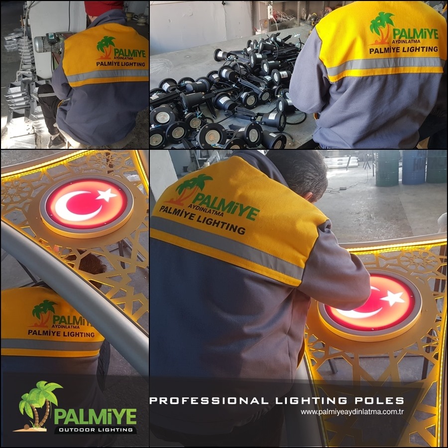 Usine de mâts d’éclairage à Istanbul — Palmiye Lighting