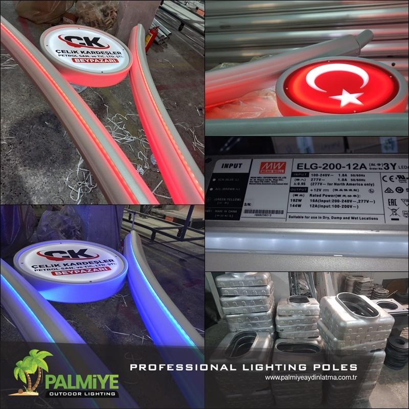 Usine de mâts d’éclairage à Istanbul — Palmiye Lighting
