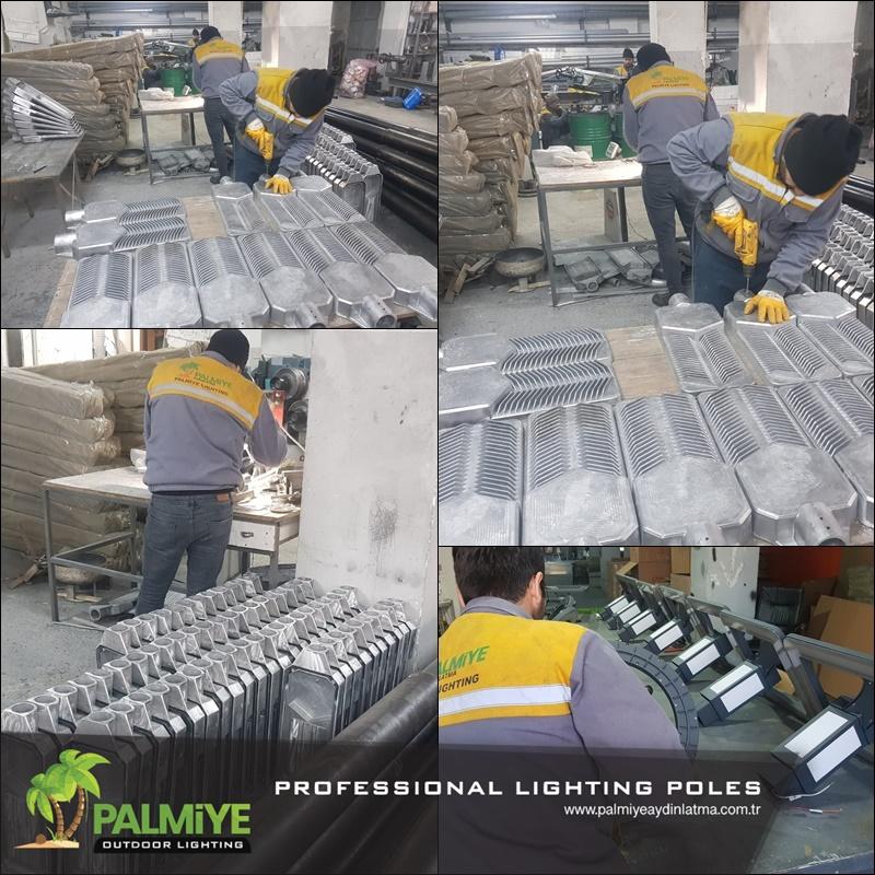 Usine de mâts d’éclairage à Istanbul — Palmiye Lighting