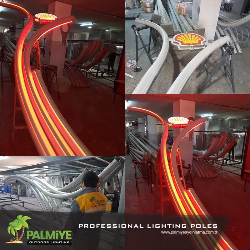 Usine de mâts d’éclairage à Istanbul — Palmiye Lighting