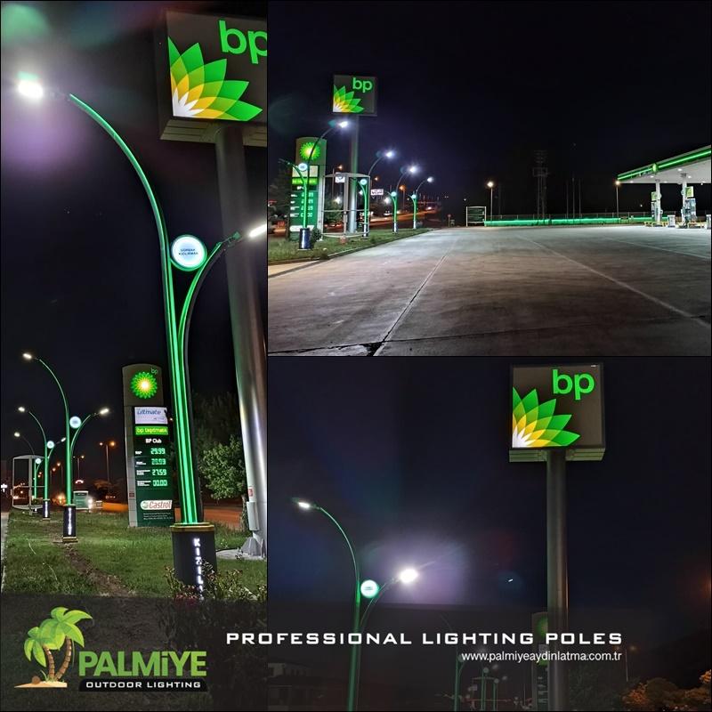 Kırıkkale – Yahşihan BP — Projets d’éclairage de stations-service — Palmiye Lighting