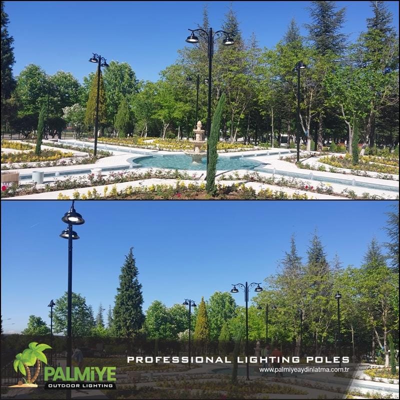 Bilecik – Université Şeyh Edebali — Projets d’éclairage de parcs et jardins — Palmiye Lighting