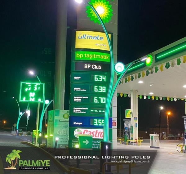 Ankara – Yenikent BP — Projets d’éclairage de stations-service — Palmiye Lighting