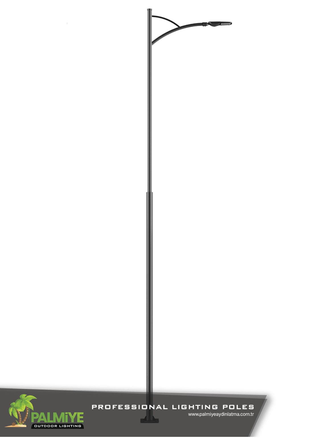 ROAD v1 – mât routier en acier galvanisé – Palmiye Lighting