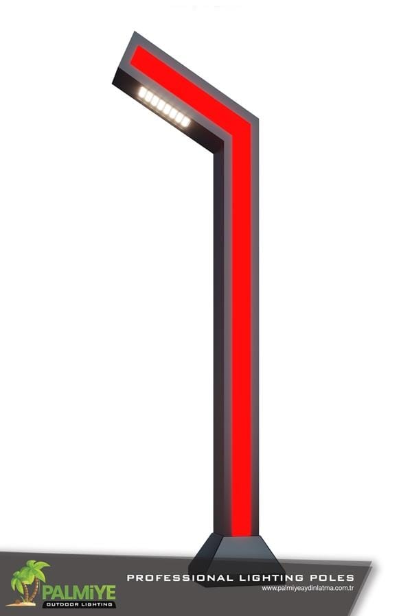 VICTOR RED – borne lumineuse extérieure – Palmiye Lighting