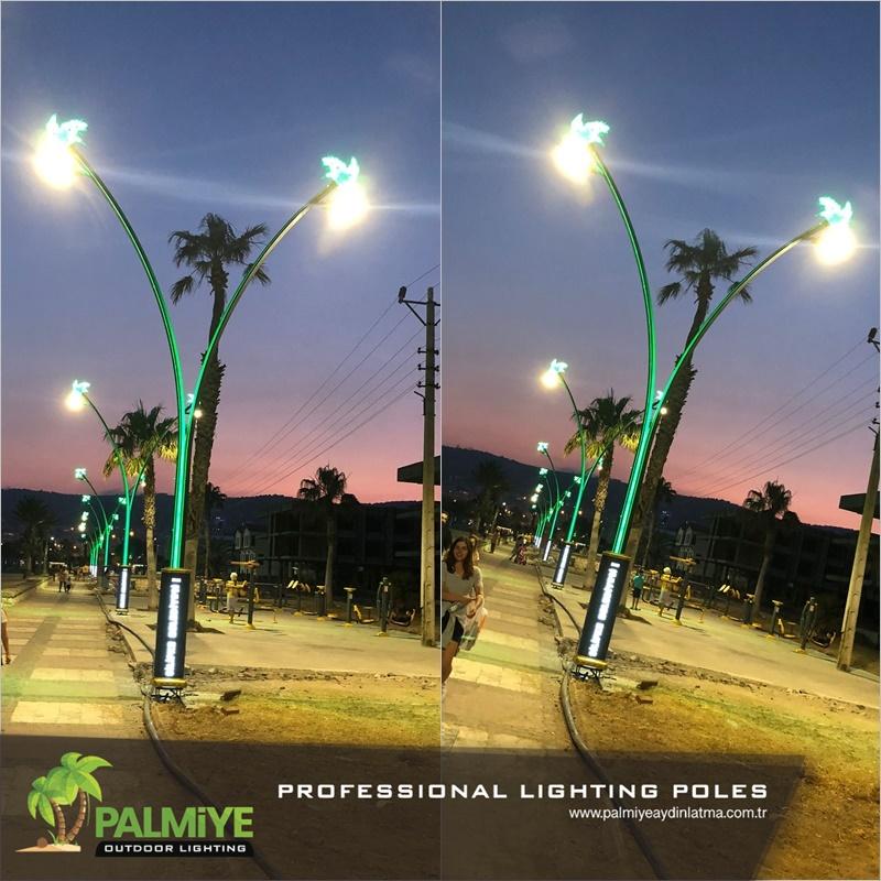 Мерсин – Силифке Муниципалитет — Проекты алюминиевых LED-опор — Palmiye Lighting