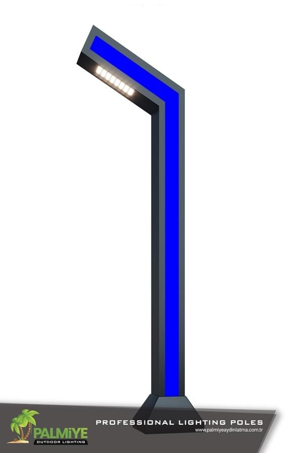 VICTOR BLUE – наружный светильник-боллард – Palmiye Lighting